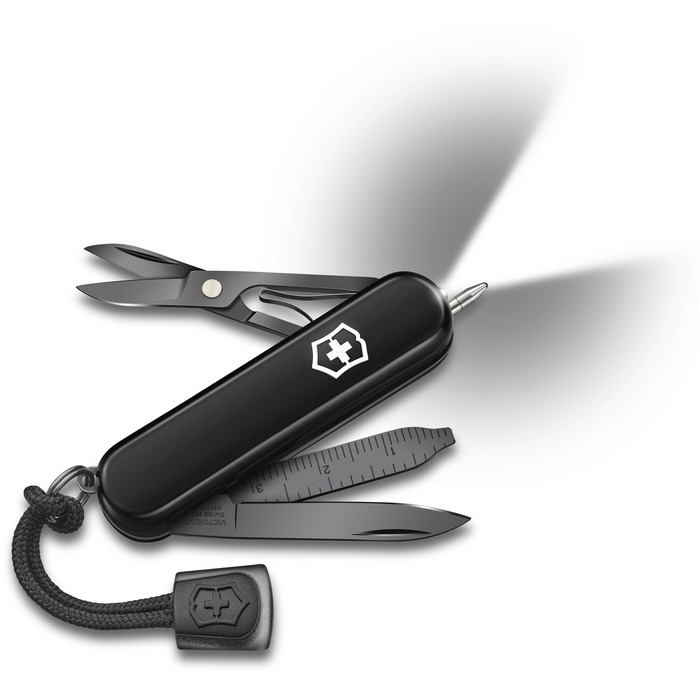 Ніж швейцарський 7 функцій, 58 мм, Victorinox Signature Lite Onyx Black