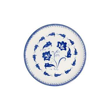 Тарілка мілка ID Fine Eden 25 см blue - TVL25DZ-ID1025