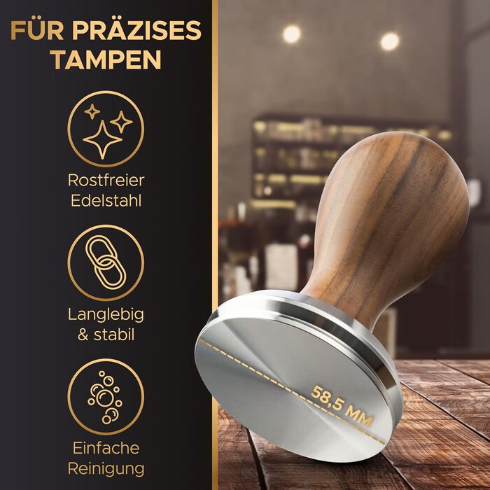 Темпер для кави 5,85 см Barista Legends