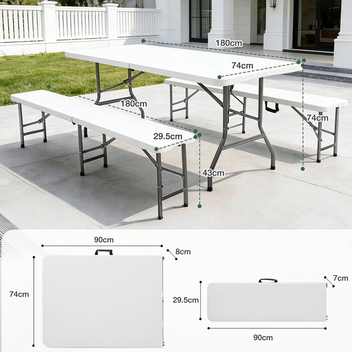 Складной комплект для кемпинга 3 предмета Sekey