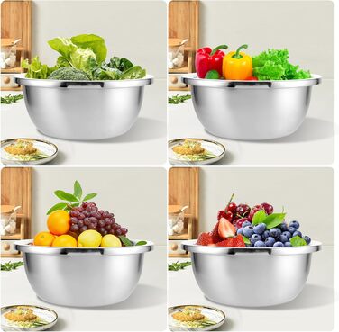 Набор сита и миски из нержавеющей стали 2 шт LDHHYH