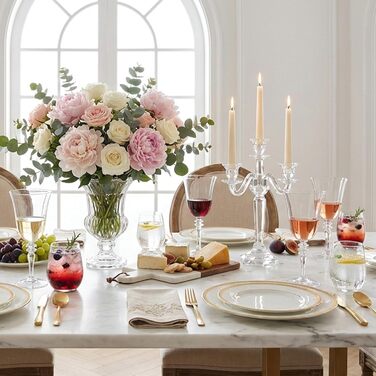 Елегантні келихи у вінтажному стилі 4 шт 420 мл Royalrose