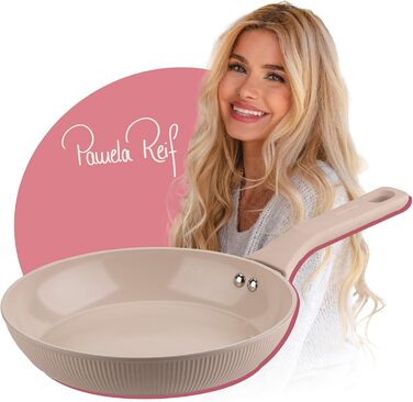 Сковорода 24 см с ребристым дизайном, пастельно-бежевый Pamela Reif Fackelmann