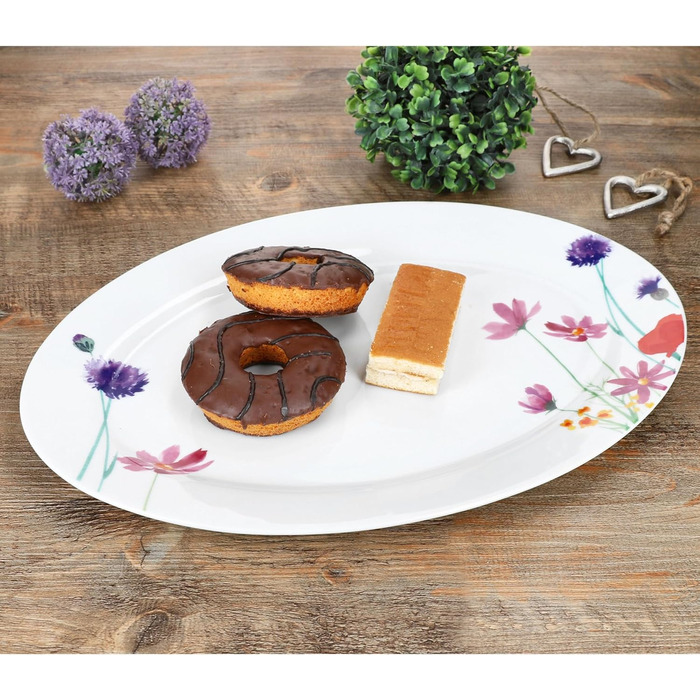 Набор сервировочных овальных тарелок 2 шт MamboCat