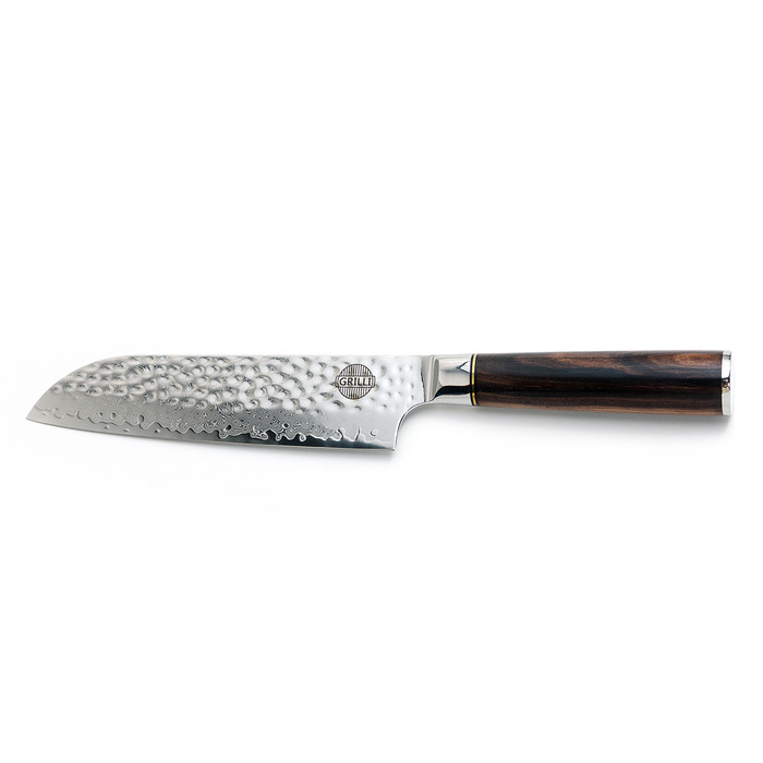 Профессиональный нож из дамасской стали Santoku GRILLI 88871 Профессиональный нож из дамасской стали Santoku GRILLI 88871 Код: 012180