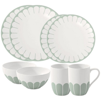 Набір столового посуду на 2 персони, 8 предметів, зелений Fleur Villeroy & Boch