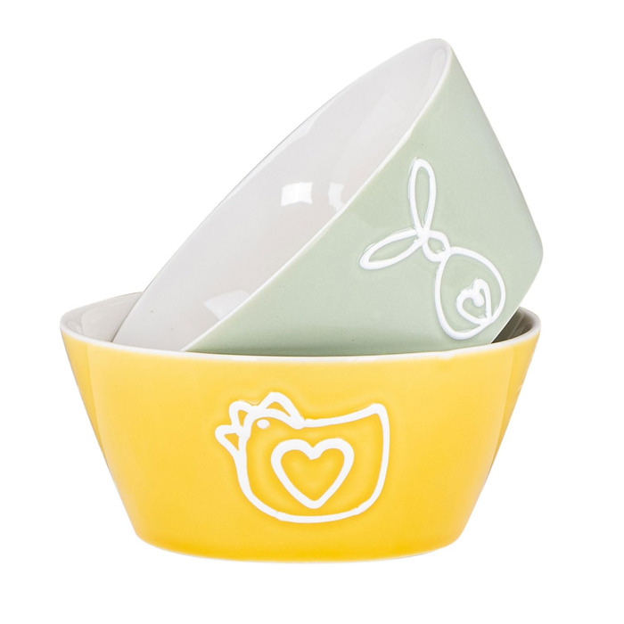 Набір із 2 мисок для пластівців 450 мл levandeo