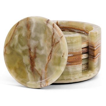 Набір підставок для напоїв з мармуру 6 шт SPESHSTONES