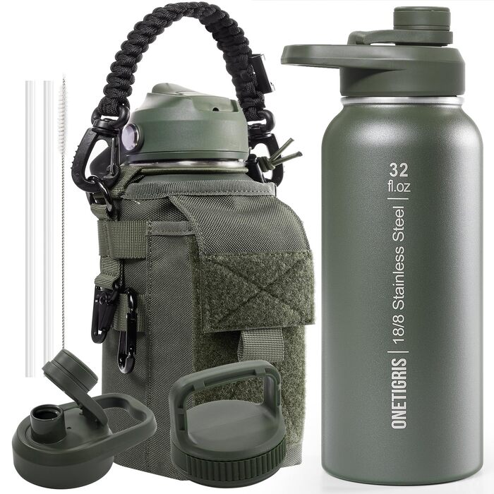 Фляга из нержавеющей стали 900 мл оливково-зеленый OneTigris