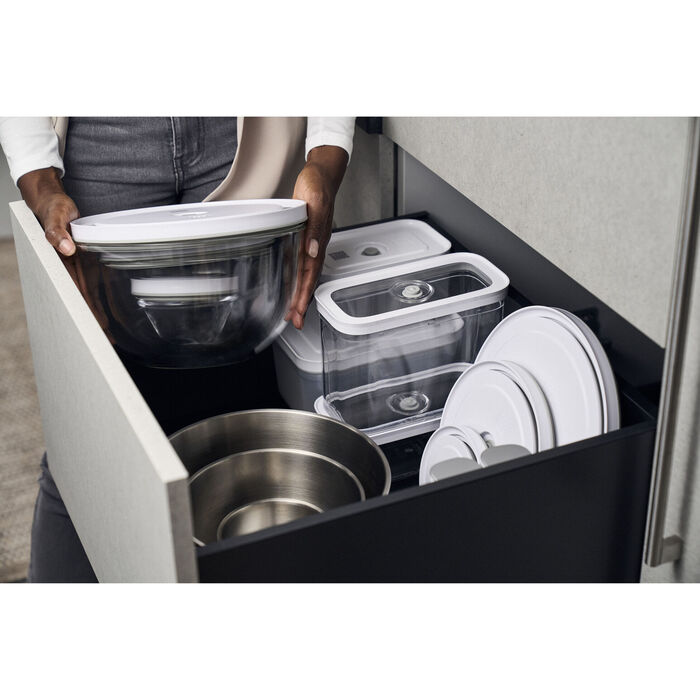 Миска с вакуумной крышкой 12 см, прозрачное стекло Fresh & Save Zwilling