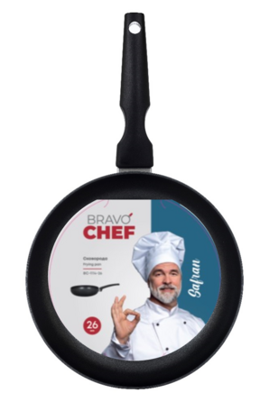 Сковорода BRAVO CHEF Safran 26 см б/крышки (6720858)
