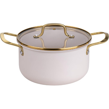 Кастрюля 3,4 л со стеклянной крышкой 20 см, пастельно-бежевый Pamela Reif Fackelmann