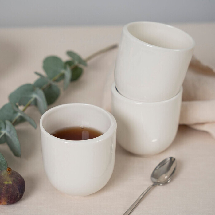 Кухоль для кави 0,32 л без ручки, набір 6 предметів, білі NewMoon Villeroy & Boch