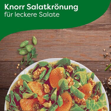 Заправка для салату Knorr з кроповими травами для смачної заправки для салату з натуральними інгредієнтами* 5 x 3 порції 15 шматочків кропових трав (салат баранячий, 15 x 5 x 8 г)
