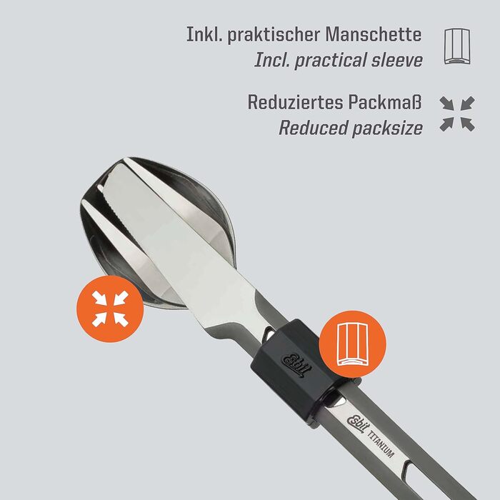 Набор столовых приборов для кемпинга Esbit