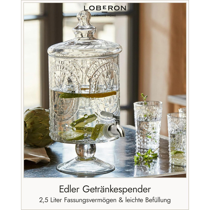 Диспенсер для напоїв 2,5 л Loberon