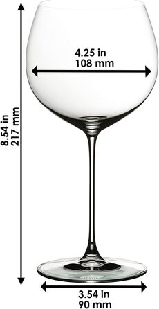 Набор бокалов для красного вина из 2 предметов, хрустальное стекло (дубовое шардоне), 6449/07 Riedel Veritas Old World Pinot Noir