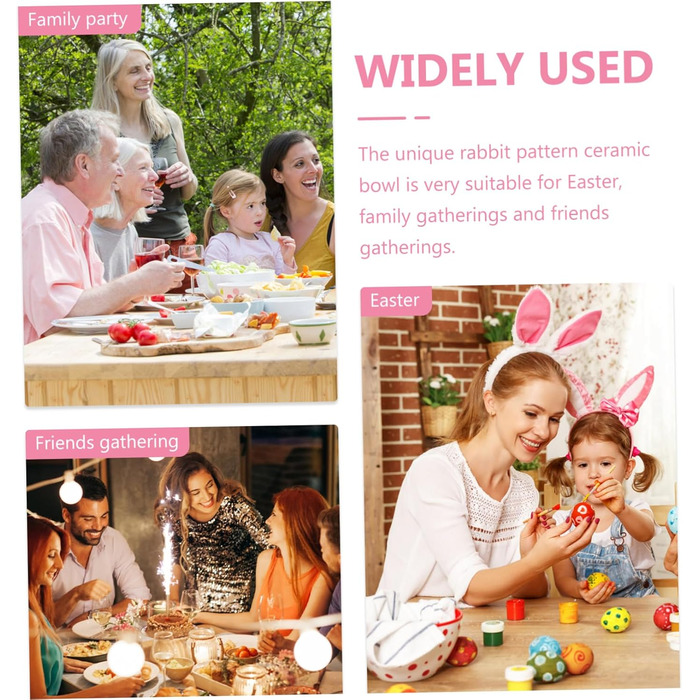 Керамічна чаша для супу у вигляді кролика 450 мл ABOOFAN