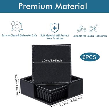 Набір підставок для напоїв 6 шт MengH-SHOP