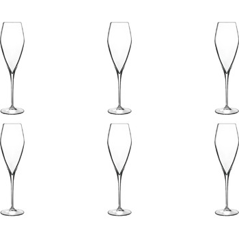 Набір келихів для шампанського Luigi Bormioli 6 x Atelier келихи для шампанського прозорий 27 мл, Ø 6,8 см, h 25,4 см