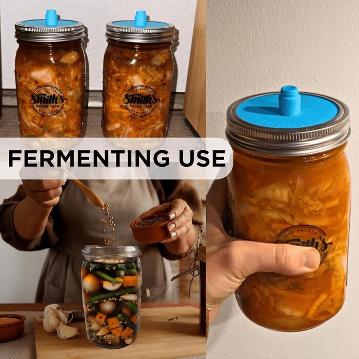 Скляні банки для консервації 2 шт 1 л Smiths Mason Jars