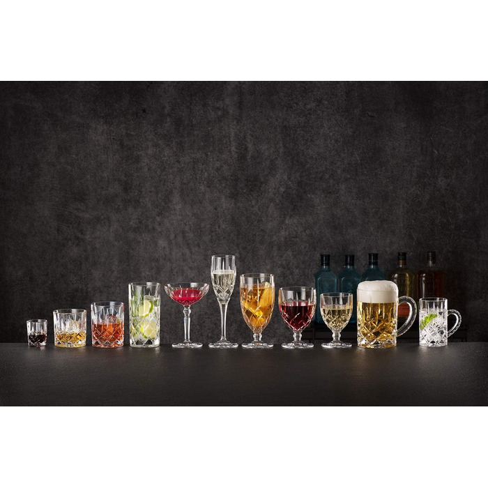 Набір з 12 барних склянок для віскі та лондринків, Noblesse Nachtmann