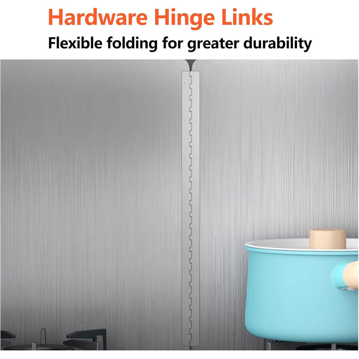 Складаний кухонний бризкозахисний екран 45 х 40 см SXKJQER