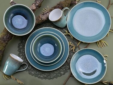 Набор посуды на 2 персоны, 8 предметов, зеленый Caldera Creatable