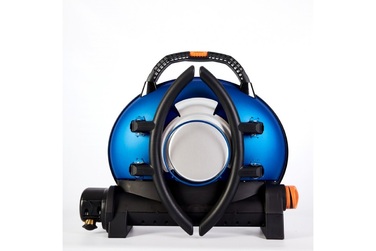 КОМПЛЕКТ Портативний переносний газовий гриль O-GRILL 500, синій  + шланг в подарунок! Код: 011673