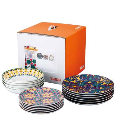 Набір столового посуду на 6 персон, 18 предметів Colour Game Thomas