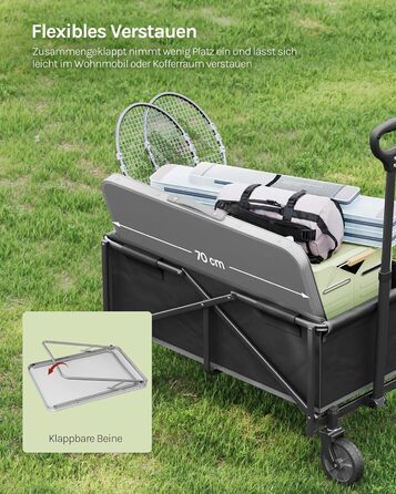 Кемпинговый стол 70 x 50 x 60 см WOLTU