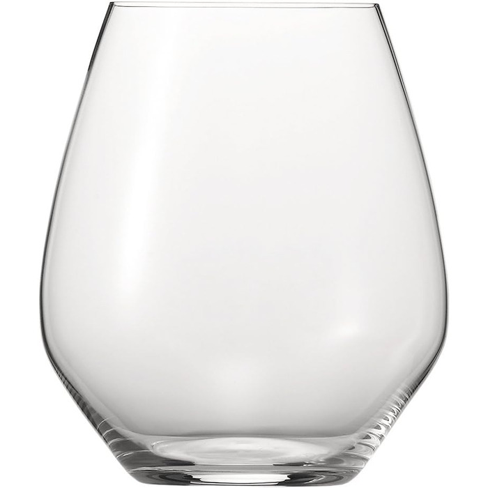 Універсальний набір стаканів із 6 предметів, кришталеве скло, Authentis Casual, 4800191 (бордові келихи - 625 мл)