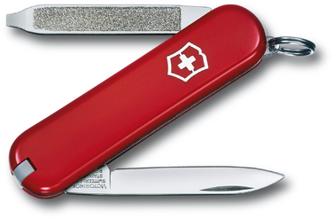 Нож швейцарский 58 мм, 6 функций, красный Victorinox Escort