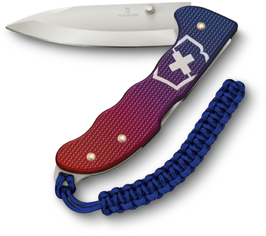 Ніж Victorinox Evoke Alox 136мм/5функ/ріфл.син-черв