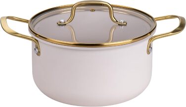 Кастрюля 3,4 л со стеклянной крышкой 20 см, пастельно-бежевый Pamela Reif Fackelmann