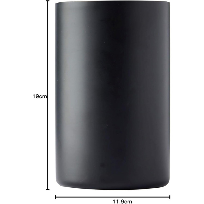 Охолоджувач для вина з нержавіючої сталі Point Virgule, чорний, 11,9 см, можна мити в посудомийній машині