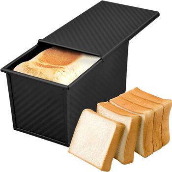 Форма для випікання тостів з кришкою 19,2x10,2x11,5 см чорна