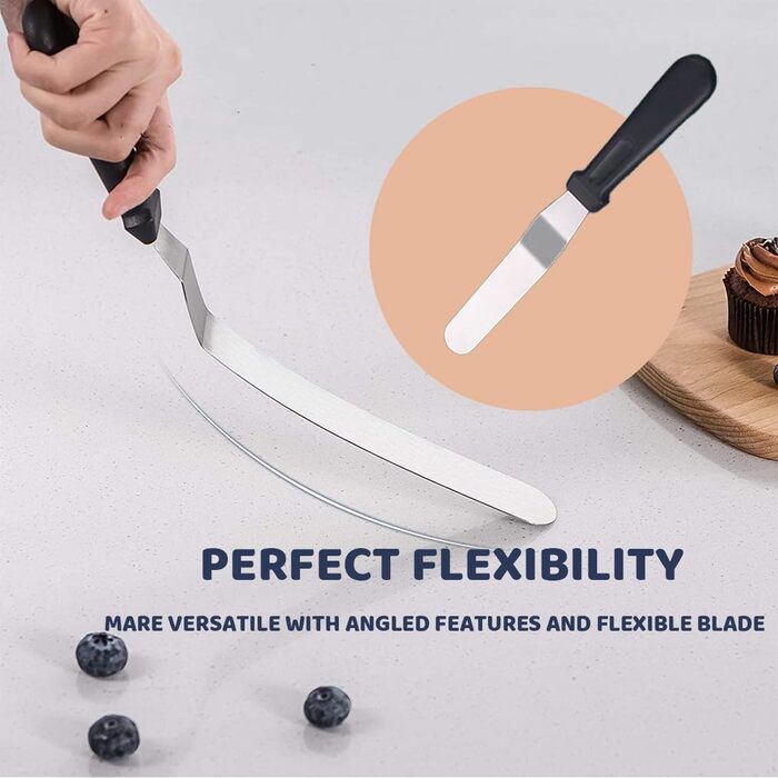 Лопатка кондитерська 27 см кутова, нержавіюча сталь COYUN