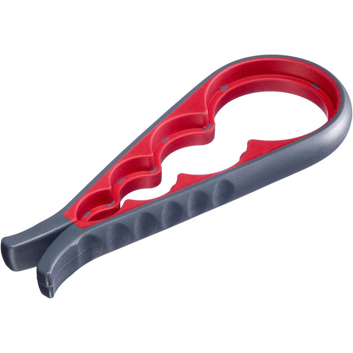 Набір Westmark, 2 шт. 1 відкривачка для гвинтових кришок 1 підйомник скла, високоякісний пластик/сталь, Vacumex, сріблястий/червоний, 105322E6 (комплект багатоцільовий відкривач підйомник скла)