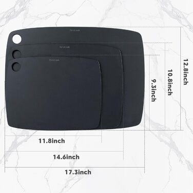 Набір обробних дощок з деревного волокна 3 шт BESTCOOK