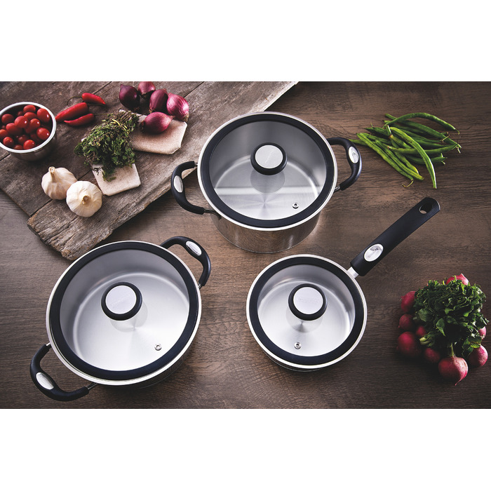 Кастрюля Tramontina Solar silicone (3.6 л) 20 см (6358930)