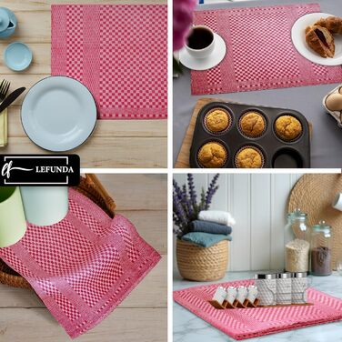 Набор из 10 кухонных полотенец из хлопка LEFUNDA