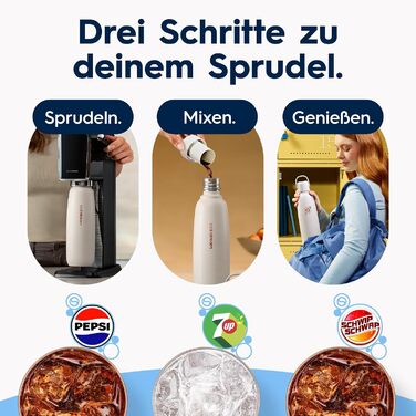 Бутылка для газированной воды 0,9 л, синяя Fizz & Go SodaStream