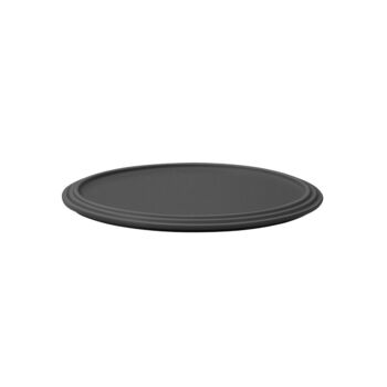 Тарілка плоска з дизайнерськими бортиками 24 см Чорна, La Boule Villeroy & Boch