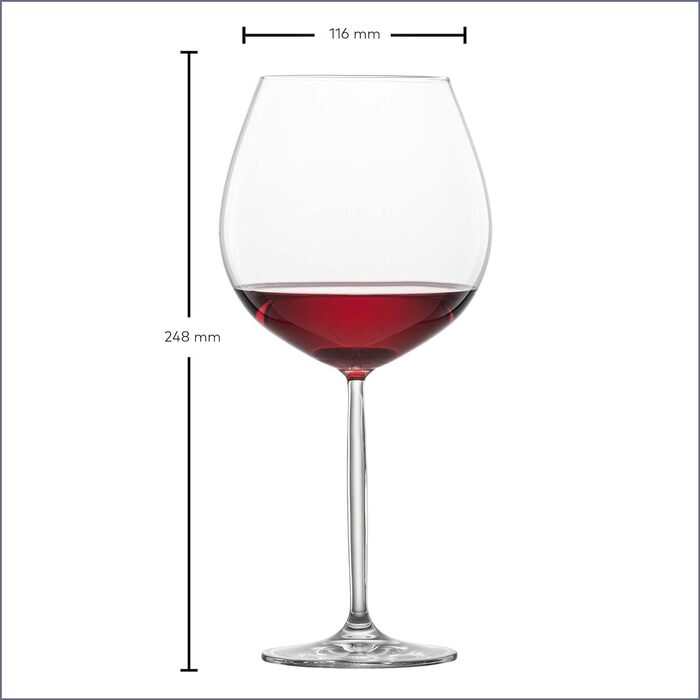 Бокал для красного вина 0,84 л, набор 6 предметов, Diva Schott Zwiesel