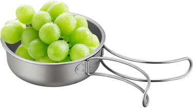 Туристическая посуда из титана с антипригарным покрытием 400 мл Generisch