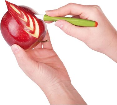 Набор ножей для карвинга (3 предмета) для креативного оформления фруктов, овощей и сыра вырезание, декорирование, сервировка и гарнировка. Нескользящая ручка, лезвия из нержавеющей стали.