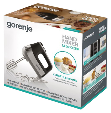 Ручний міксер Gorenje M500DCBK (HM1400-GS) (6922289)