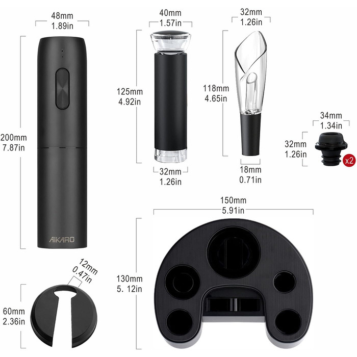 Електричний відкривач для вина AIKARO