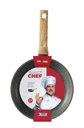 Сковорода Bravo Chef глубокая 24 см (7133019)